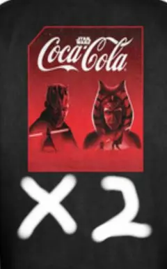 コカコーラ　スターウォーズスウェット　コカコーラスターウォーズ　2着