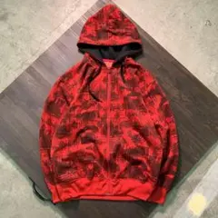 新品 ROCAWEAR ジップパーカー ワンポイント 総柄 - メルカリ