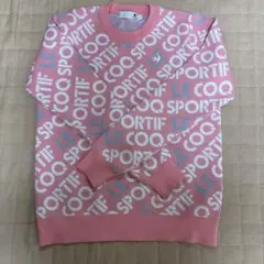 LE COQ SPORTIF ロゴセーター ピンク