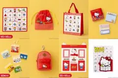 ハローキティ 3COINS コラボ グッズ 6点セット＋バッグ（アクスタ