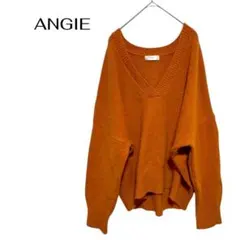 ANGIE 長袖ニットセータードルマンスリーブ　Vネック　ギャルのサムネイル