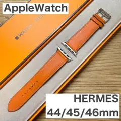 アップルウォッチエルメス シンプルトゥールレザーストラップ オレンジ