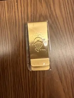 【値下げ】宝くじ限定グッズ　クーちゃんの金色マネークリップ　レア
