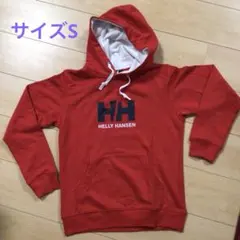 HELly Hansen レッド フード付きパーカー　サイズSのサムネイル