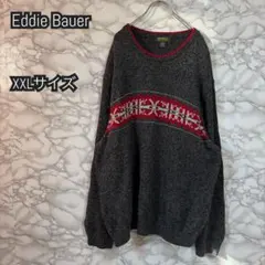 Eddie Bauer XXL ニットセーター　エディーバウアー　US古着