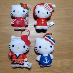マック　ハッピーセットおもちゃ ハローキティ ぬいぐるみ 4体セット