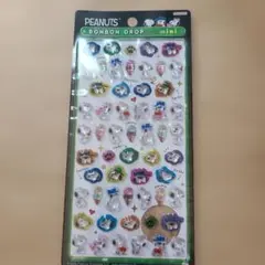 【正規品】ボンボンドロップシールミニ　スヌーピー&きょうだいたち