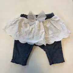 petit main レース付きパンツ 70