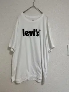 levi's Tシャツ ホワイト　ロゴプリント　半袖　M