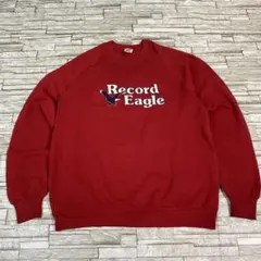 90s USA製 ジャージーズ スウェット イーグル レッド ヴィンテージ