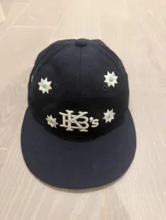 K3's 刺繍星モチーフ ネイビーキャップ