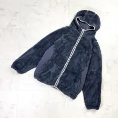 美品 スポーツウエア フリースジャケット チャコールグレー サイズM*LD962