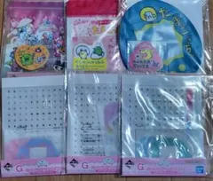 たまごっち 一番くじ ジッパーバッグ／フォンタブあそーと 6種 フルコンプセット