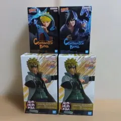 NARUTO　コンビネーションバトル　ナルト　サスケ　忍界造形列伝　ミナト　4点