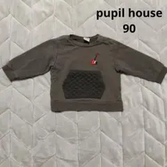 ベビー服 90 pupilhouse トレーナー ギター ピューピルハウス