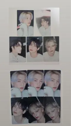 TXT Starkissed ソロジャケット盤 封入　コンプ　トレカ　セット