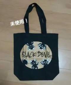 【未使用】BLACK DEVIL ブラックデビル トートバッグ エコバッグ 黒