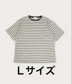 Domino Border Ringer T-shirt OVY BLACK Lのサムネイル