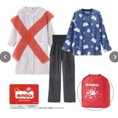 ホカロン　パジャマ　ルームウェア　上下セット　巾着