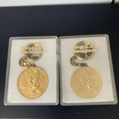 東京ディズニーランド10周年記念メダルキーホルダー