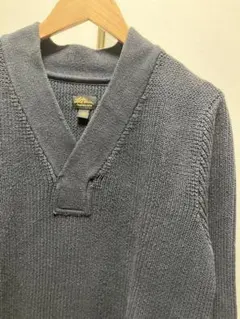 L.L.Bean コットンニット ショールカラー 黒 Sのサムネイル