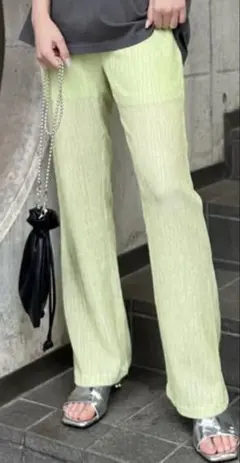 MURUA プリーツイージーワイドパンツ