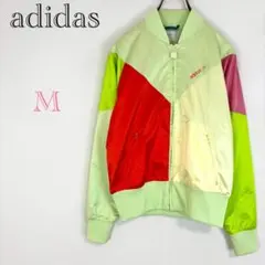 ♦︎アディダス【M】トラックジャケット　ブルゾン　オリジナルス　切り替え　ジップのサムネイル
