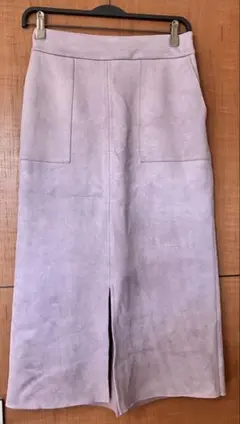 Discoat エコスエードナロースカート　FREE