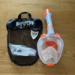 【極美品】PIVOT GEAR |子ども用 シュノーケリングマスク XSサイズ