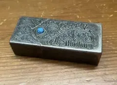 携帯灰皿　マルボロ　ターコイズ　ノベルティ