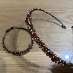 大人可愛いチョーカーとブレスレットのセット