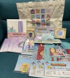 一番くじ ドラゴンボール C賞　トートバッグ　E賞　湯呑み　ブルマの万年カレンダ