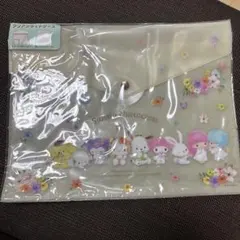 サンリオ　ハローキティ　キティ　クリアフラットケース　郵便局限定　50周年記念