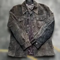 本革ブラックジャケットL寸相当？