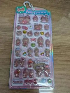 【おまとめ可】正規品✩うるちゅるポップシール✩モンチッチ