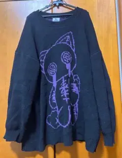 即購入⭕️サブカルVOLCAN&APHRODITEヴォルカンやみかわCATニット