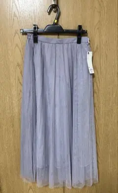 GU チュールプリーツスカート