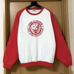 レア ビンテージ 80s 90s 新日本プロレス スウェット トレーナー 日本製