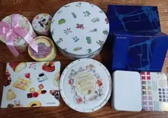 【空き缶.空き箱】Peter Rabbit 花柄クッキー缶などまとめ売り