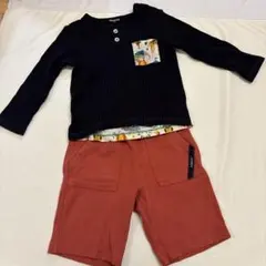 kladskap 上下セット　100 アニマル柄