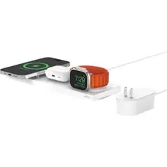 【Belkin】3in1 ワイヤレス充電器 Apple MagSafe 認証取得