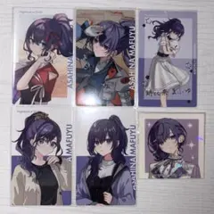 プロセカ　朝比奈まふゆ　エピカ　箔押し　ステッカー