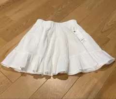 GU✳︎GIRLSディアードミニスカートJR キッズL オフホワイト155-160のサムネイル