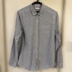 LOWRYS FARM シャツ ブラウス ストライプ Lサイズ