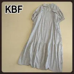 KBF　シャツワンピース　ロングワンピース
