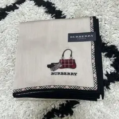 新品　バーバリーロンドン　バッグ手袋刺繍　大判ハンカチ　ノバチェックのサムネイル