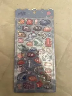 水族館限定　ボンボンドロップシール　深海魚