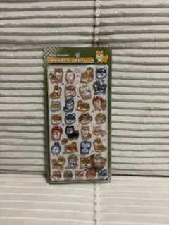 【正規品】 ボンボンドロップシール　和柄　柴犬