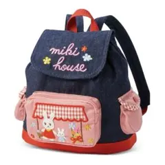 【新品】 ミキハウス MIKI HOUSE うさこ デニム ベビーリュック
