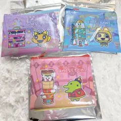 たまごっちのプチプチおみせっち クリアポーチ まめっち くちぱっち めめっち